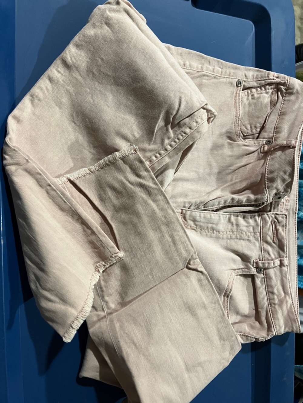 Maurices High Rise Jeans in Light Blush Pink